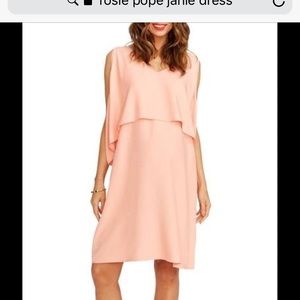 Rosie Pope pink Janie maternity dress